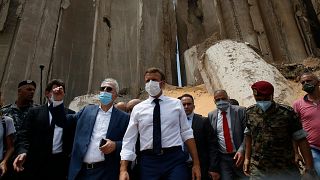 Fransa Cumhurbaşkanı Macron, Lübnan'ı ziyaret etti