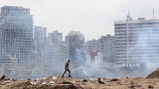 بيروت بعد انفجار المرفأ