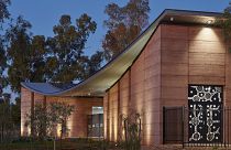 This Aboriginal healthcare centre has been constructed using rammed earth techniques.