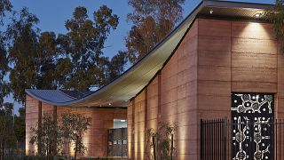 This Aboriginal healthcare centre has been constructed using rammed earth techniques.