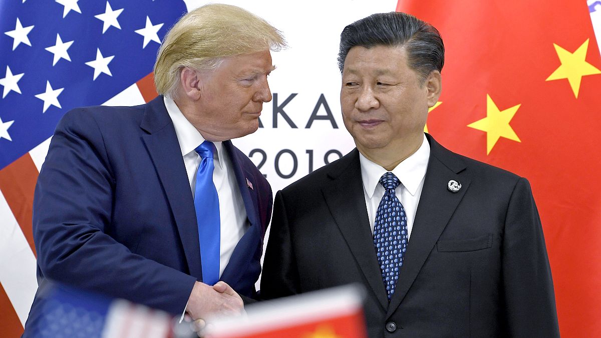 الرئيس الأمريكي دونالد ترامب والرئيس الصيني شي جين بينغ