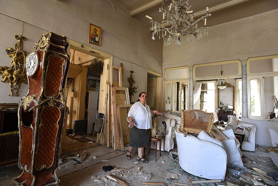 In Photographs: Beirut Residents Show Inside Their Destroyed Homes ...