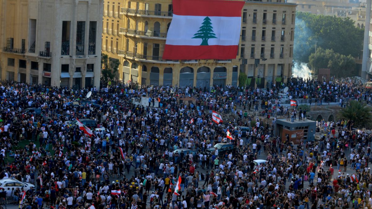 Beyrut'ta protesto