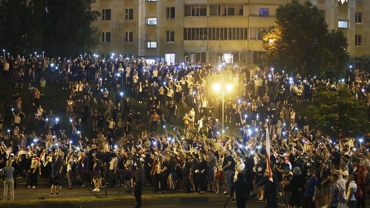 Ογκώδεις διαδηλώσεις στο Μινσκ