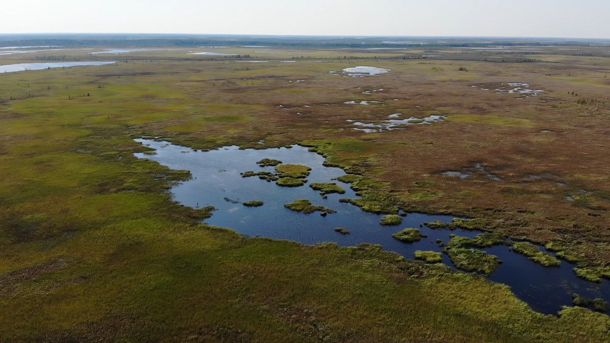 İklim değişikliği Sibirya'da donmuş toprağın erimesine ve göllerin kurumasına neden oluyor