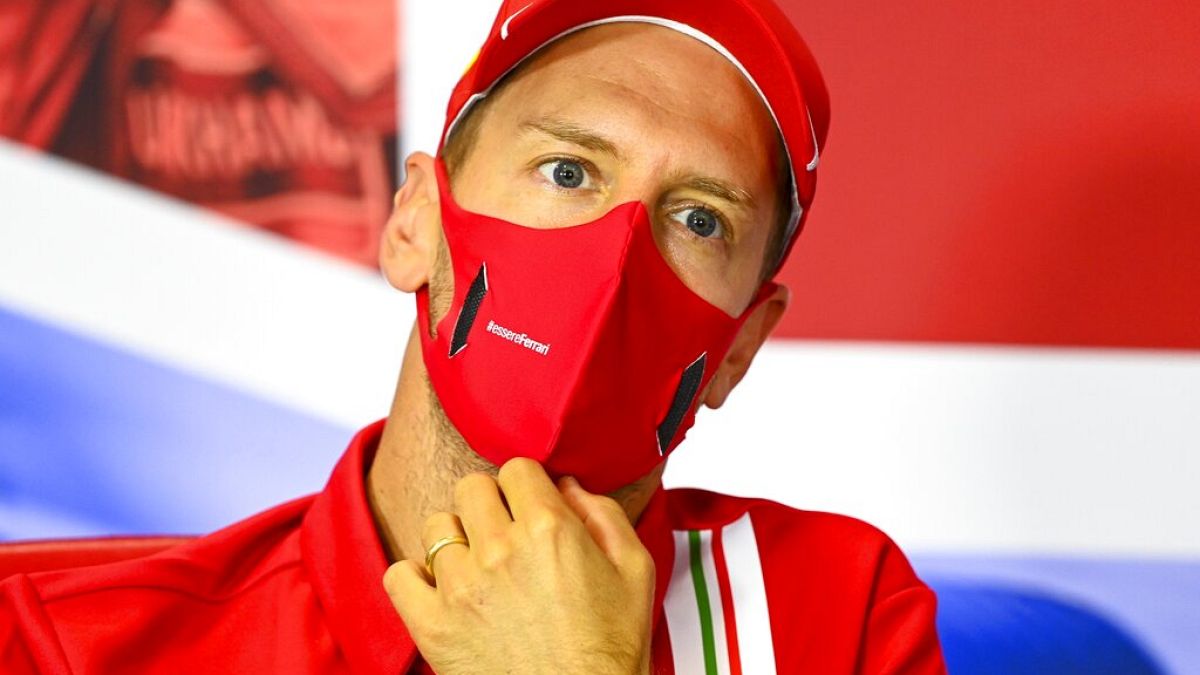 Sebastian Vettel in Silverstone