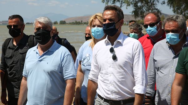 Στην Εύβοια ο πρωθυπουργός Κυριάκος Μητσοτάκης Στην Εύβοια ο πρωθυπουργός Κυριάκος Μητσοτάκης
