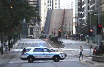Chicago'da merkezi bölge polis tarafından kapatıldı