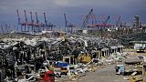 Devastazione al porto di Beirut