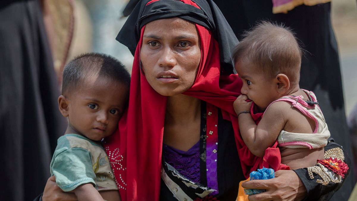 Bangladeş'e sığınan Arakanlı Müslümanlar