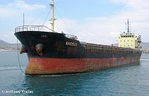 Patlamaya sebep olan amonyum nitratı taşıyan Rhosus gemisi, Yunanistan, 19 Nisan 2013