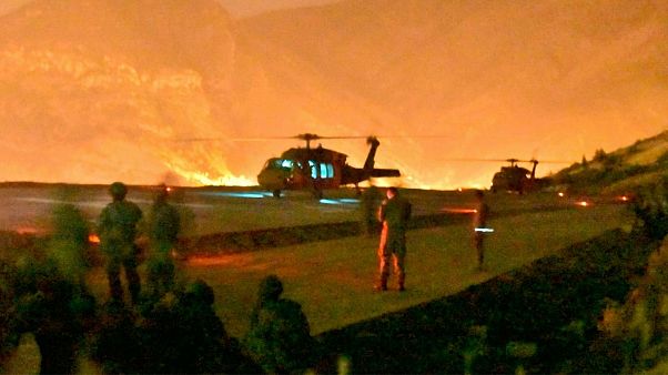 Turkish troops in action against Kurdish militants in northern Iraq Turkish troops in action against Kurdish militants in northern Iraq