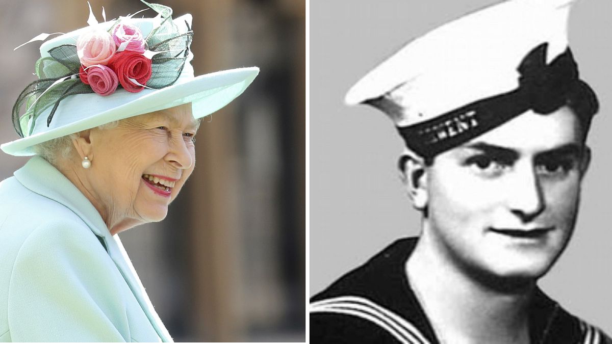 Queen Elizabeth (left) has approved the Victoria Cross for Teddy Sheean (right) 