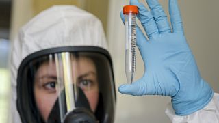 Un nouveau vaccin présenté au Centre national d'épidémiologie et de microbiologie Nikolai Gamaleya de Moscou, en Russie. Le 6 août 2020.