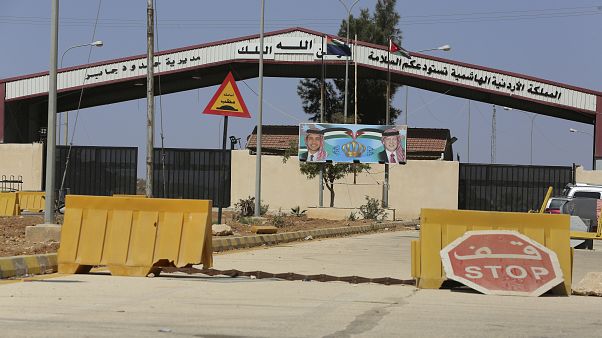 الجانب الأردني من معبر جابر الحدودي مع سوريا الجانب الأردني من معبر جابر الحدودي مع سوريا