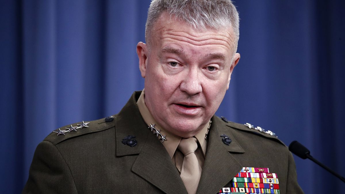 General Frank McKenzie said 'we should all be concerned' about the possible rise of Islamic State