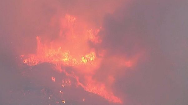 Fogos começaram na tarde de quarta-feira Fogos começaram na tarde de quarta-feira