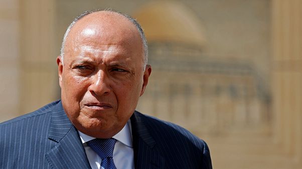 Mısır Dışişleri Bakanı Samih Şukri Mısır Dışişleri Bakanı Samih Şukri
