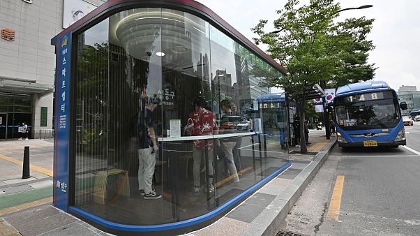 South Korea installs anti-virus bus South Korea installs anti-virus bus