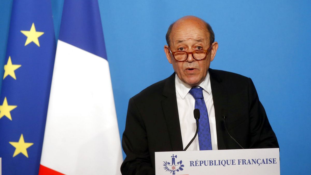 Fransa Dışişleri Bakanı Jean Yves Le Drian