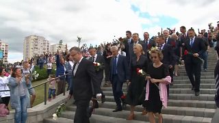 A parada das flores na Bielorrússia