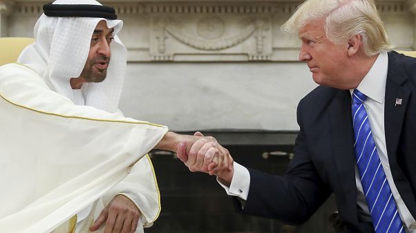 File photo: President Donald Trump welcomes Abu Dhabi's Crown Prince Sheikh Mohammed bin Zayed Al Nahyan to the White House in Washington, Monday, May 15, 2017. File photo: President Donald Trump welcomes Abu Dhabi's Crown Prince Sheikh Mohammed bin Zayed Al Nahyan to the White House in Washington, Monday, May 15, 2017.