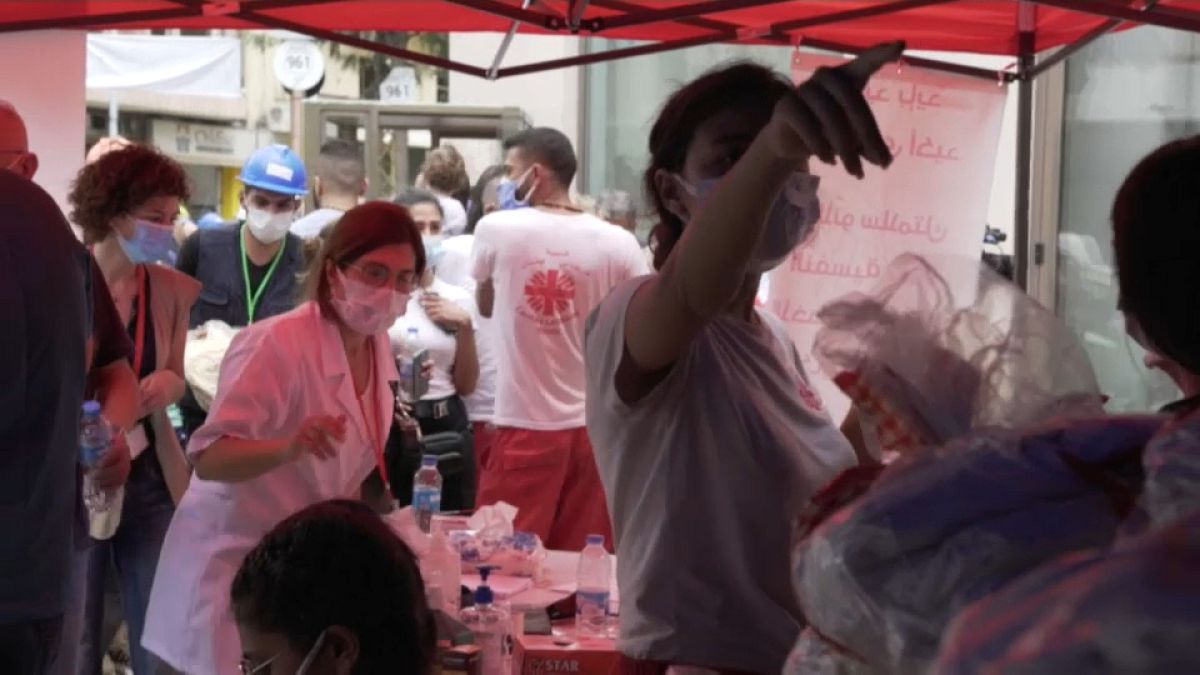 Hilfslieferungen für Beirut: Frankreich schickt Nahrungsmittel