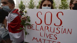 Tüntetés a fehéroroszországi választások után, Varsó