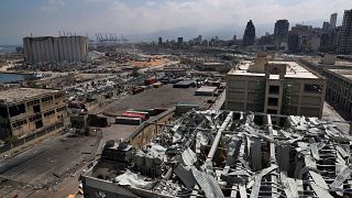 Devastation left by the explosion in Beirut