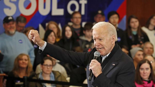 ABD'de Demokrat Parti'nin 2020 seçimlerinde başkan adayı Joe Biden ABD'de Demokrat Parti'nin 2020 seçimlerinde başkan adayı Joe Biden