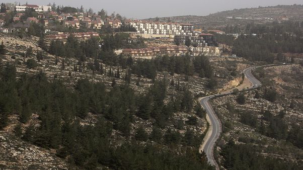Batı Şeria'da bir Yahudi yerleşim birimi Batı Şeria'da bir Yahudi yerleşim birimi