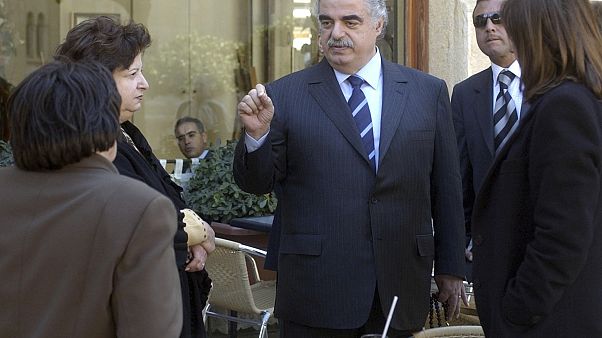 Former Lebanese Prime Minister Rafik Hariri on Feb. 14, 2005 in Beirut, Lebanon. Former Lebanese Prime Minister Rafik Hariri on Feb. 14, 2005 in Beirut, Lebanon.