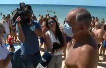 El presidente de Portugal socorre a dos bañistas