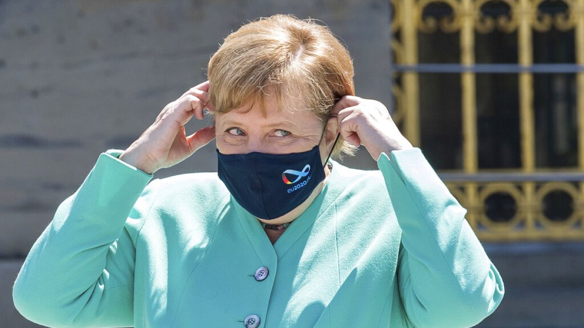 Angela Merkel im Juli