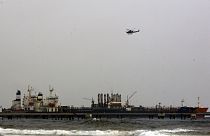  The Iranian oil tanker Fortune is anchored at the dock of El Palito refinery near Puerto Cabello, Venezuela