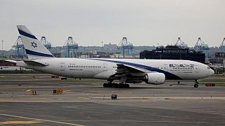 یک فروند هواپیمای خطوط هوایی اسرائيل