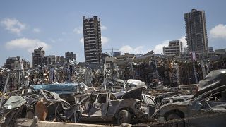 موقع انفجار مرفأ بيروت