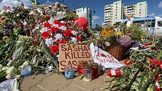 Hommage à l'une des victimes