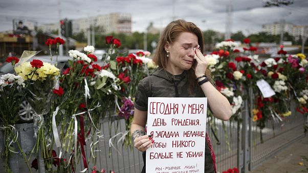 Одиночный пикет в Минске Одиночный пикет в Минске