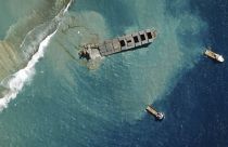 sérült japán tanker a mauritiusi partoknál