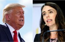 ABD Başkanı Donald Trump ve Yeni Zelanda Başbakanı Jacinda Ardern