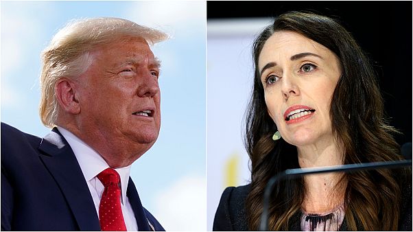 ABD Başkanı Donald Trump ve Yeni Zelanda Başbakanı Jacinda Ardern ABD Başkanı Donald Trump ve Yeni Zelanda Başbakanı Jacinda Ardern