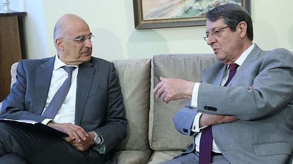 Ο Νίκος Δένδιας έγινε δεκτός από τον Πρόεδρος της Κυπριακής Δημοκρατίας, Νίκο Αναστασιάδη Ο Νίκος Δένδιας έγινε δεκτός από τον Πρόεδρος της Κυπριακής Δημοκρατίας, Νίκο Αναστασιάδη