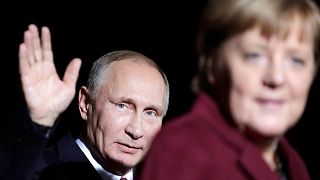 صدر اعظم آلمان و رییس جمهور روسیه