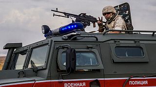 Suriye'de görevli Rus asker