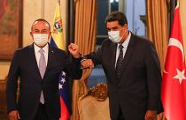 Dışişleri Bakanı Mevlüt Çavuşoğlu ve Venezuela Devlet Başkanı Nicolas Maduro