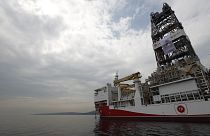 Turkish drillship 'Yavuz' crosses the Marmara Sea on its way to the Mediterranean amid ongoing disputes with Greece and Cyprus.