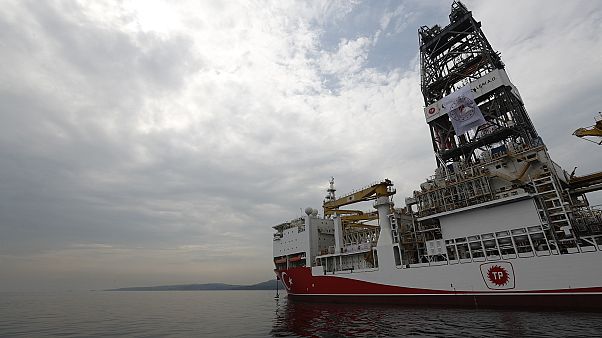 Turkish drillship 'Yavuz' crosses the Marmara Sea on its way to the Mediterranean amid ongoing disputes with Greece and Cyprus. Turkish drillship 'Yavuz' crosses the Marmara Sea on its way to the Mediterranean amid ongoing disputes with Greece and Cyprus.