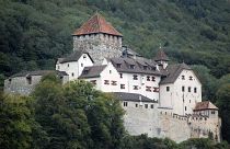 Das Schloss Vaduz, der Sitz der liechtensteinischen Fürstenfamilie in Vaduz.