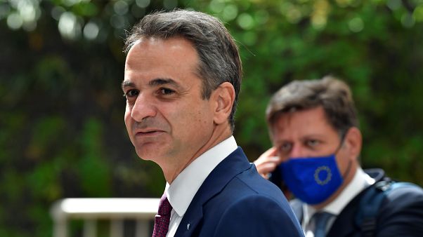 Yunanistan Başbakanı Kiryakos Miçotakis Yunanistan Başbakanı Kiryakos Miçotakis